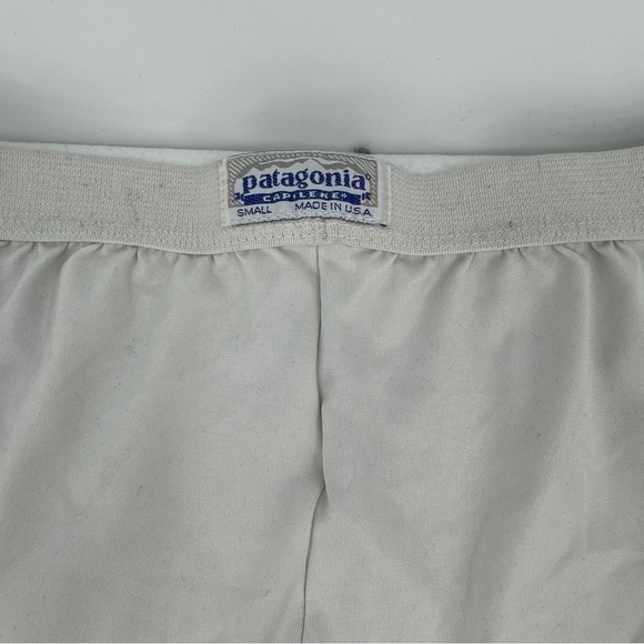 PATAGONIA Mens White Capilene Baselayer Long Underwear Pants size: Small - Picture 4 of 9